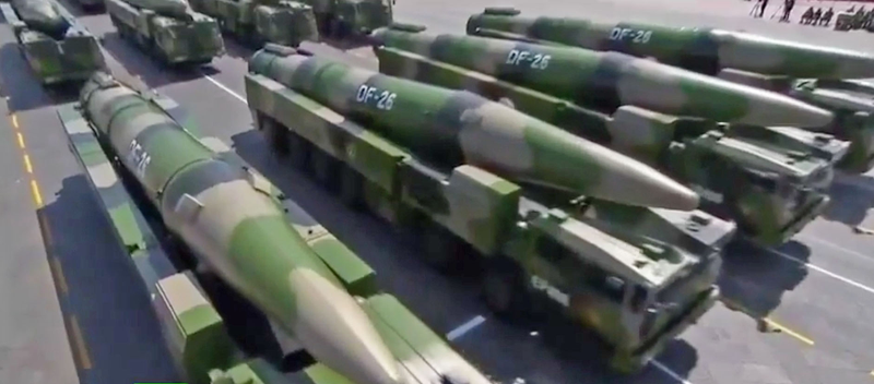 Illustration for article titled China's Massive Victory Day Parade Was Long On Weapons But Short On Power Players
